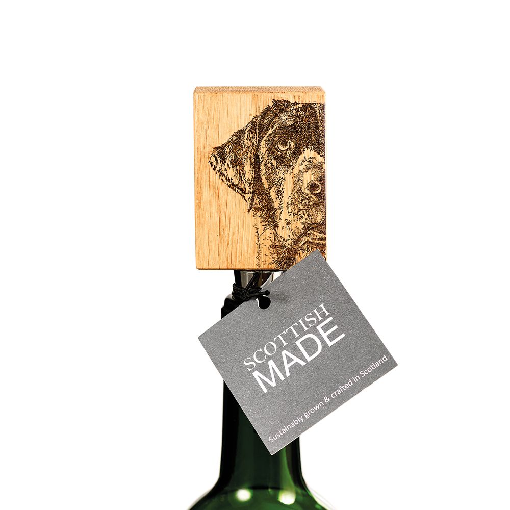 Selbrae House Oak Bottle Stopper - Thumbnail 3